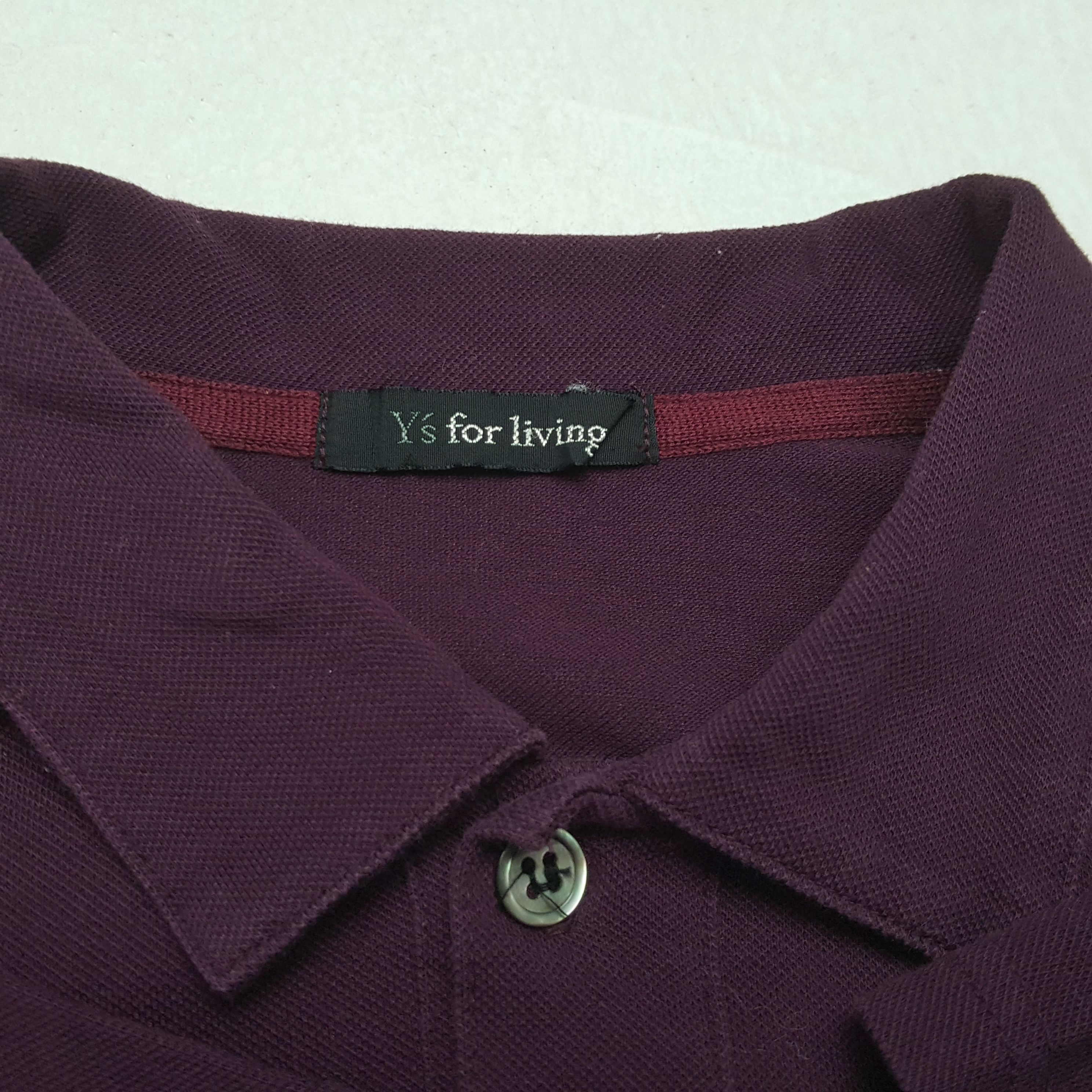 Vintage × Y's × Yohji Yamamoto Vintage Y'S FOR LIVING by YOHJI YAMAMTO Designer Polos Size S / US 4 / IT 40 - 7 Thumbnail