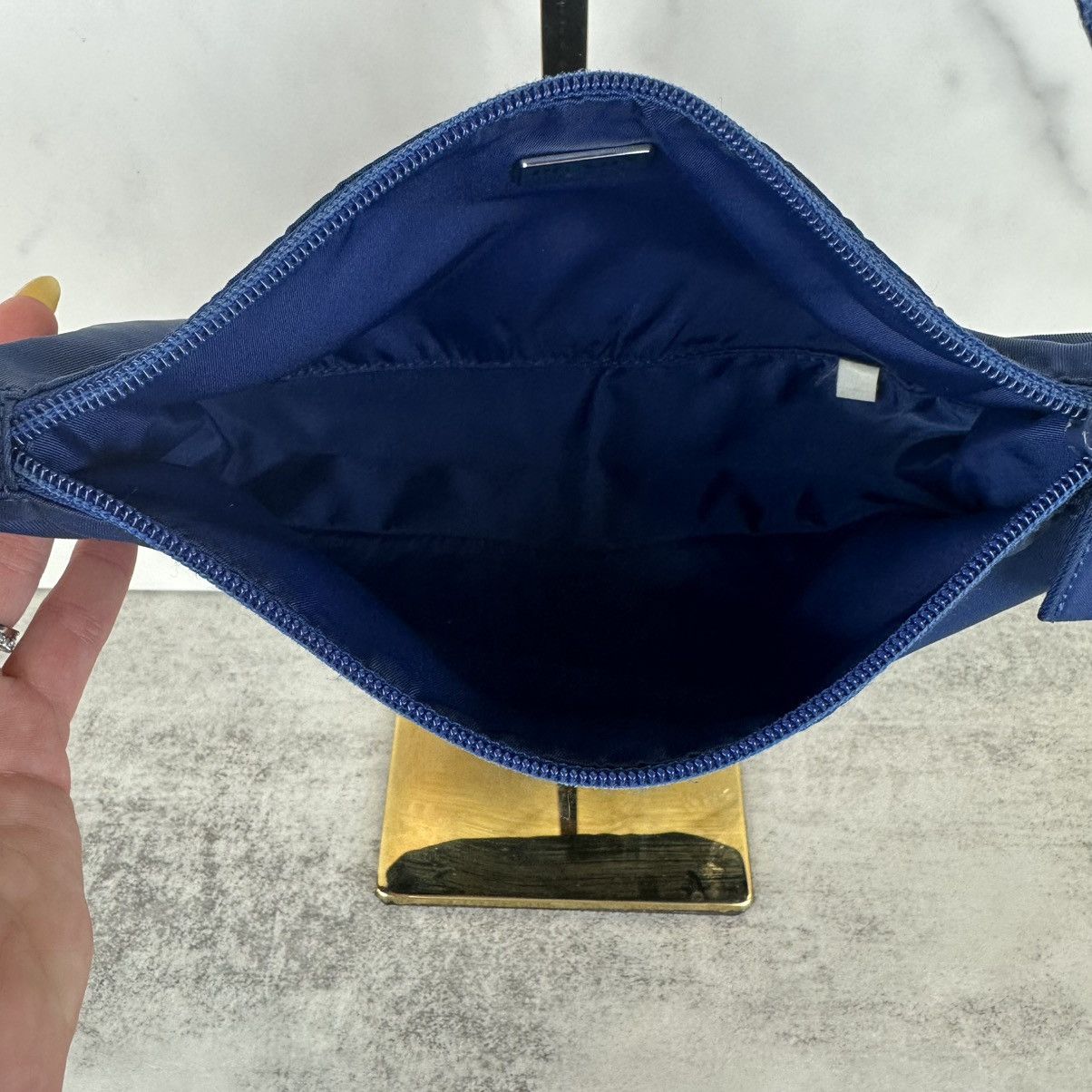 Prada Blue Prada Nylon Pochette Size ONE SIZE - 10 Thumbnail
