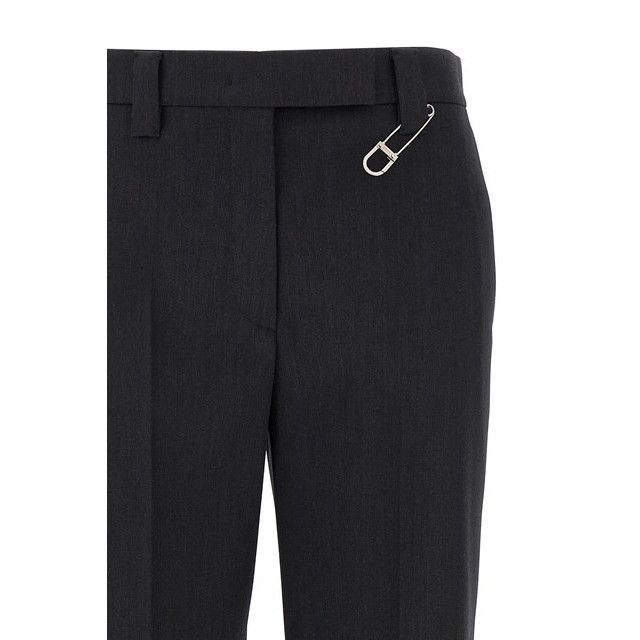 Prada PRADA Gray Wool Pants New & Authentic (Women's size:IT 38;) Size 26" / US 2 / IT 38 - 3 Thumbnail