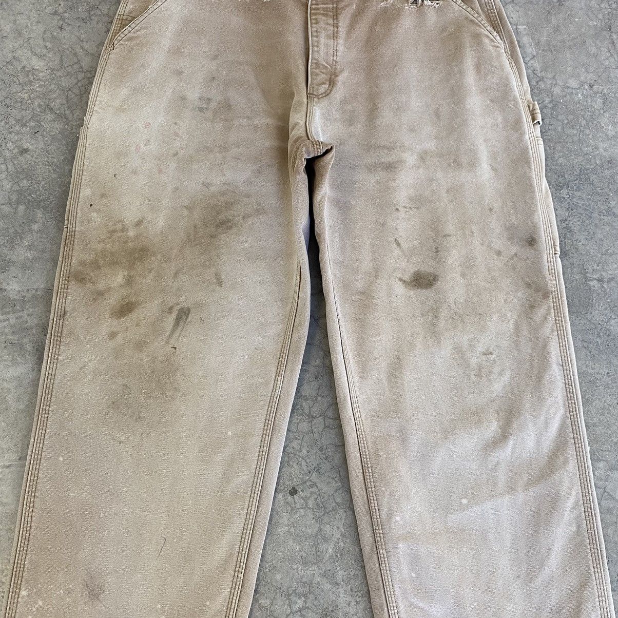 Carhartt VTG Carhartt Blanket Lined Distressed Dirty Carpenter Pants Size US 36 / EU 52 - 7 Thumbnail