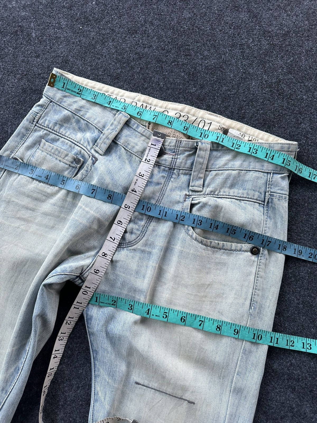 Beauty Beast × G-Star Gstar Raw G33/01 Distressed Denim D167 Size US 29 - 6 Thumbnail
