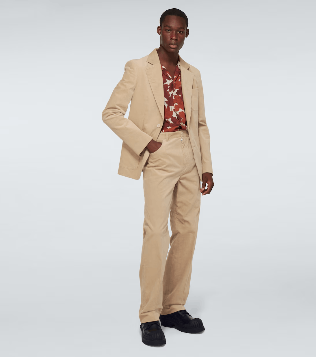 Acne Studios $350 - 50/L - Corduroy Trousers - Clay Beige Size US 34 / EU 50 - 4 Thumbnail