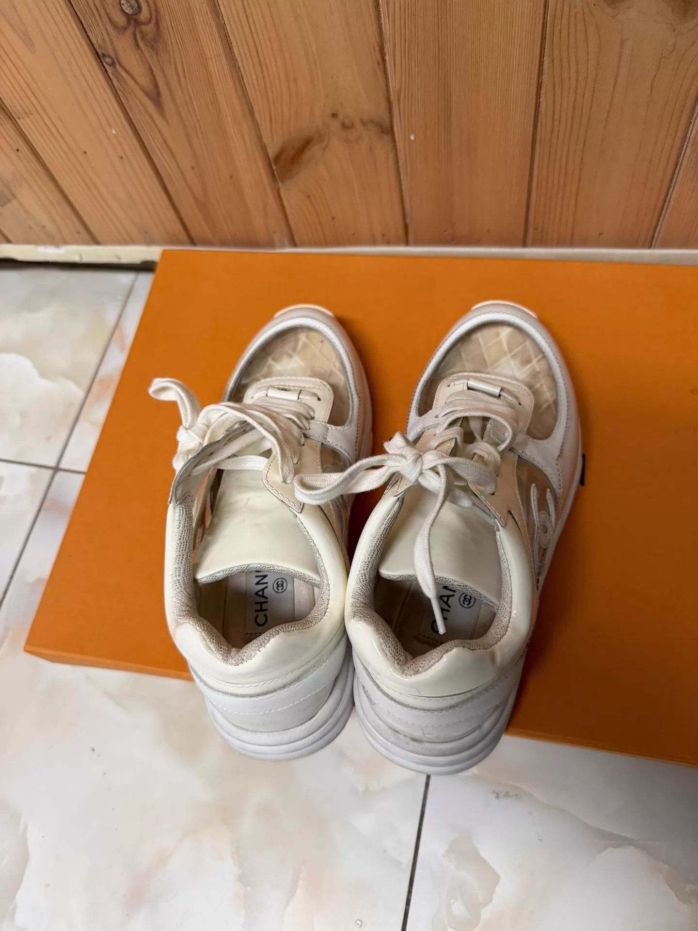 Chanel Chanel clear sneakers 37 Size US 6.5 / IT 36.5 - 3 Thumbnail