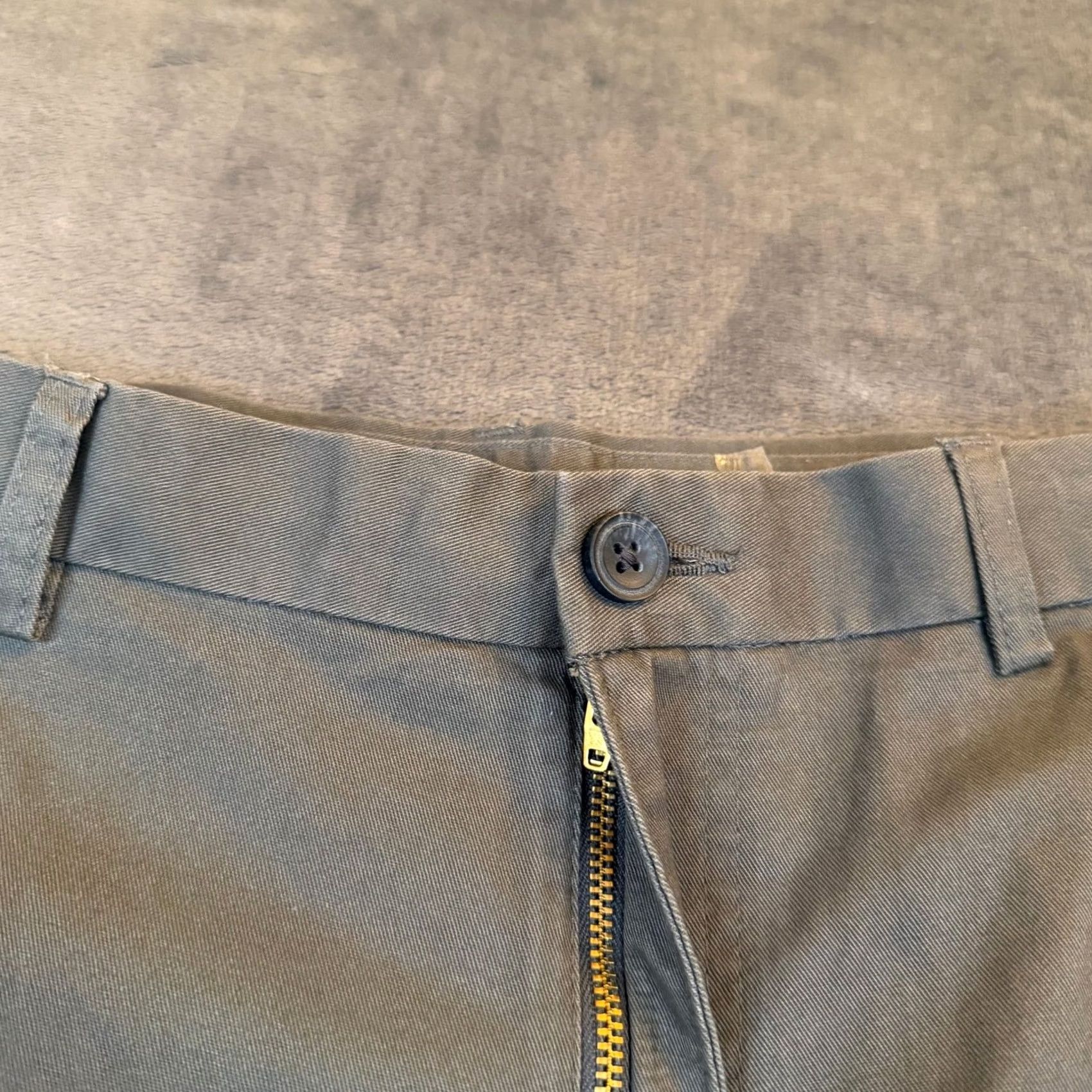 Haggar Haggar Cargo Pants Olive Green Twill 40x30 Classic Fit Stretch Pockets Casual Workwear I/O 1037524 Mens Size US 40 / EU 56 - 4 Thumbnail