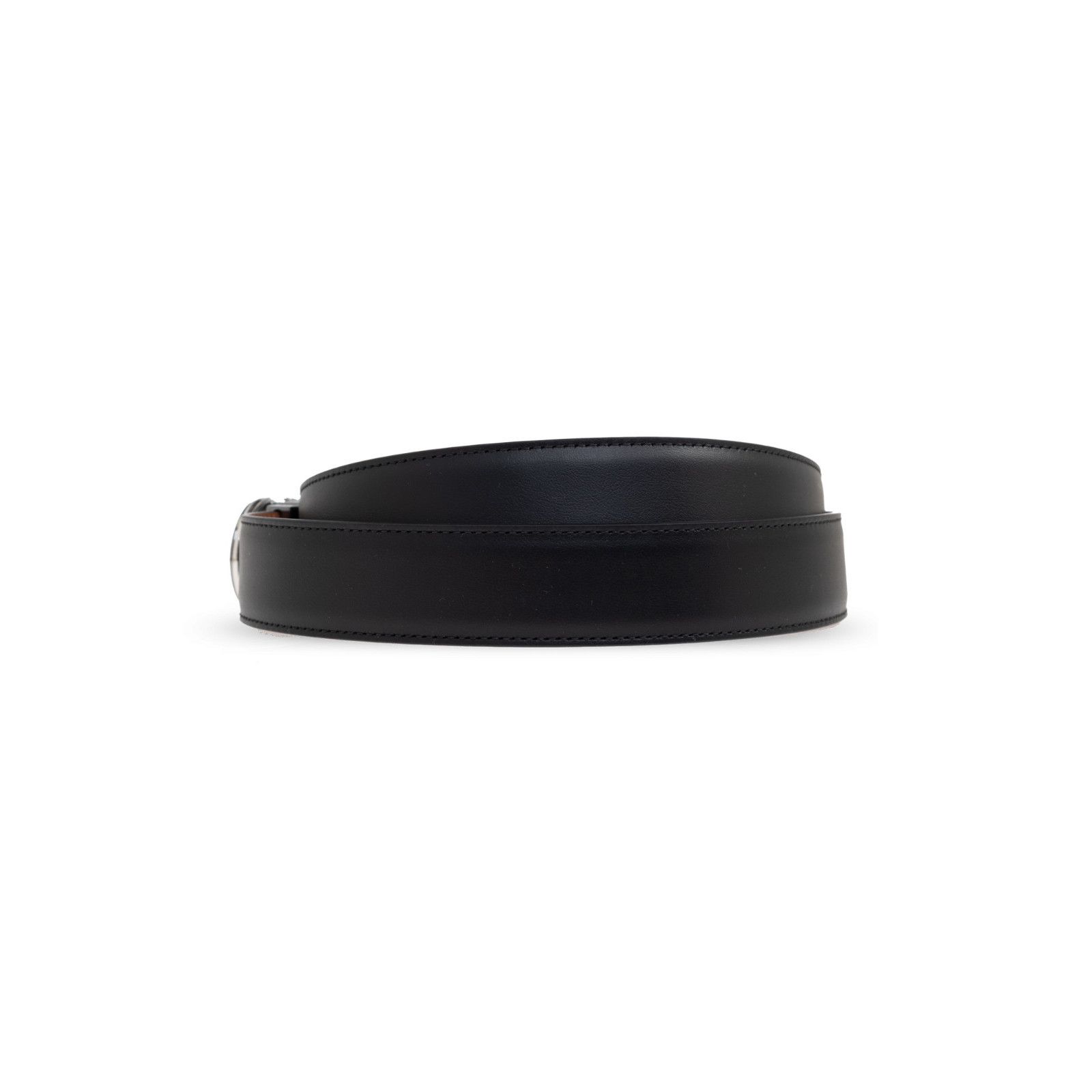 Salvatore Ferragamo FFERRAGAMO Black Double Adjustable Reversible Belt New & Aut Size ONE SIZE - 2 Thumbnail