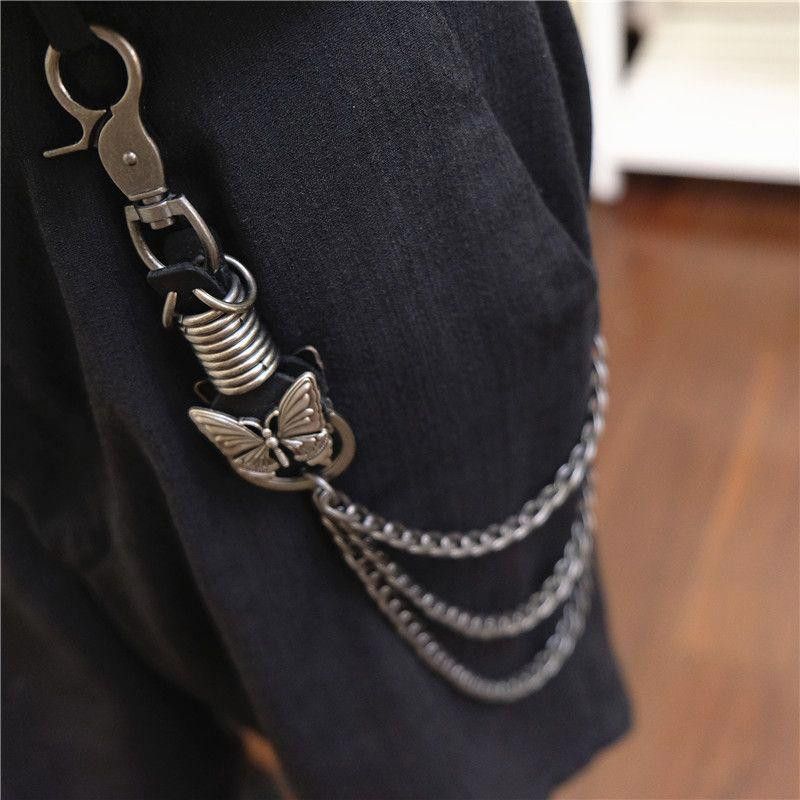 Jewelry Chain Wallet Chain Skull Keychain Size ONE SIZE - 6 Thumbnail