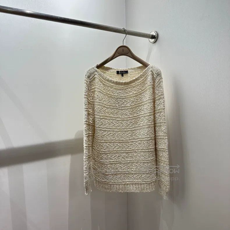 Loro Piana Loro Piana Ivory Chunky Knit Sweater Size S / US 4 / IT 40 - 1 Thumbnail