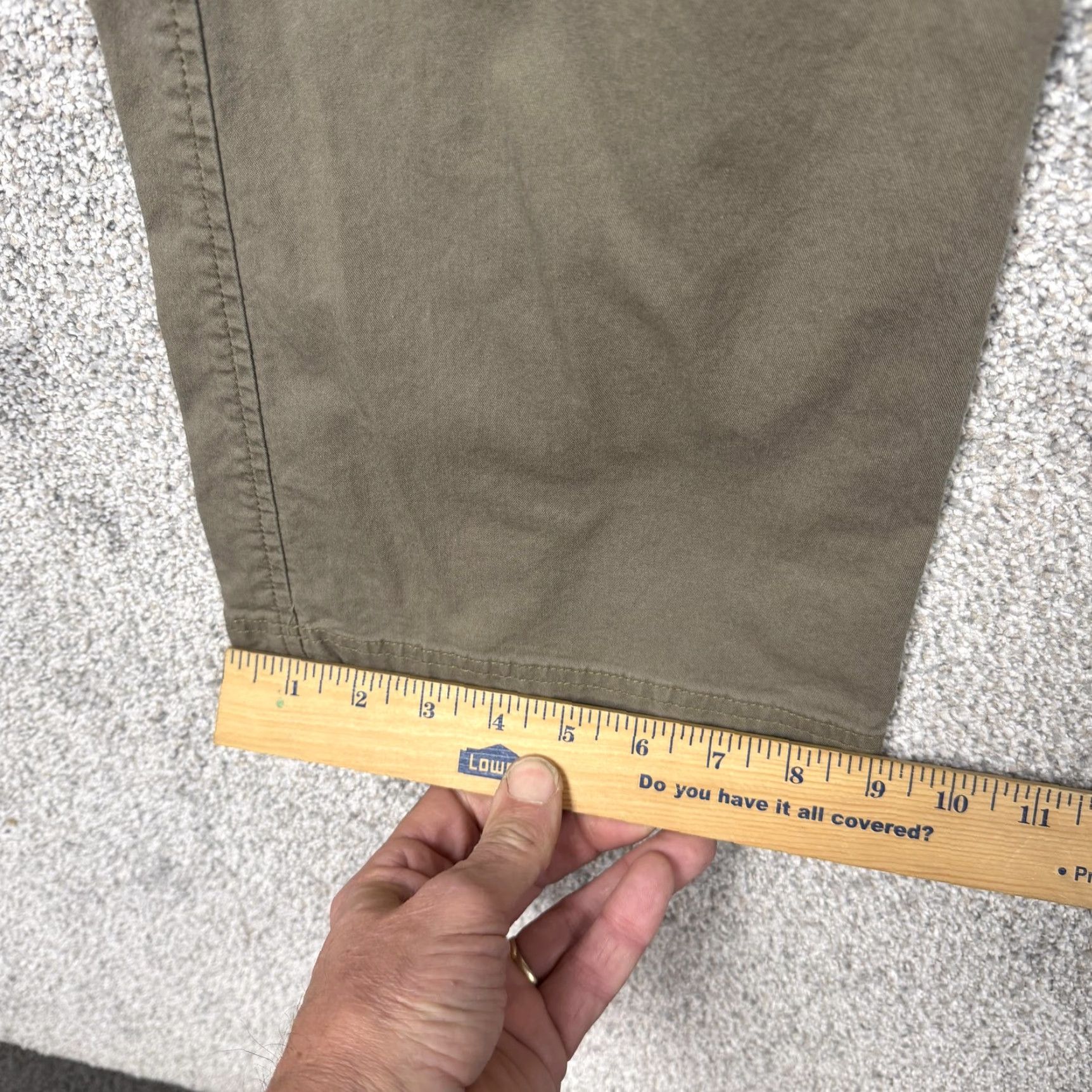 Gap GAP Pants 8P Military Green Cargo Twill Straight Leg Utility Hiking Gorpcore Size 30" / US 8 / IT 44 - 3 Thumbnail