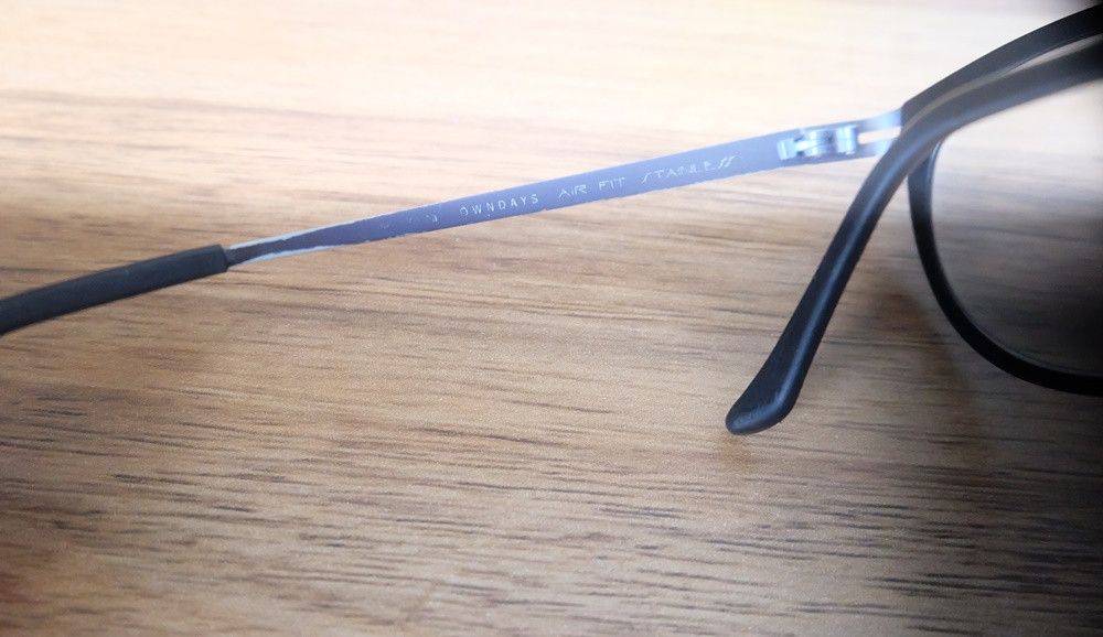 Japanese Brand Owndays Air Fit Stainless AF1001-K-C4 Glasses Size ONE SIZE - 5 Thumbnail