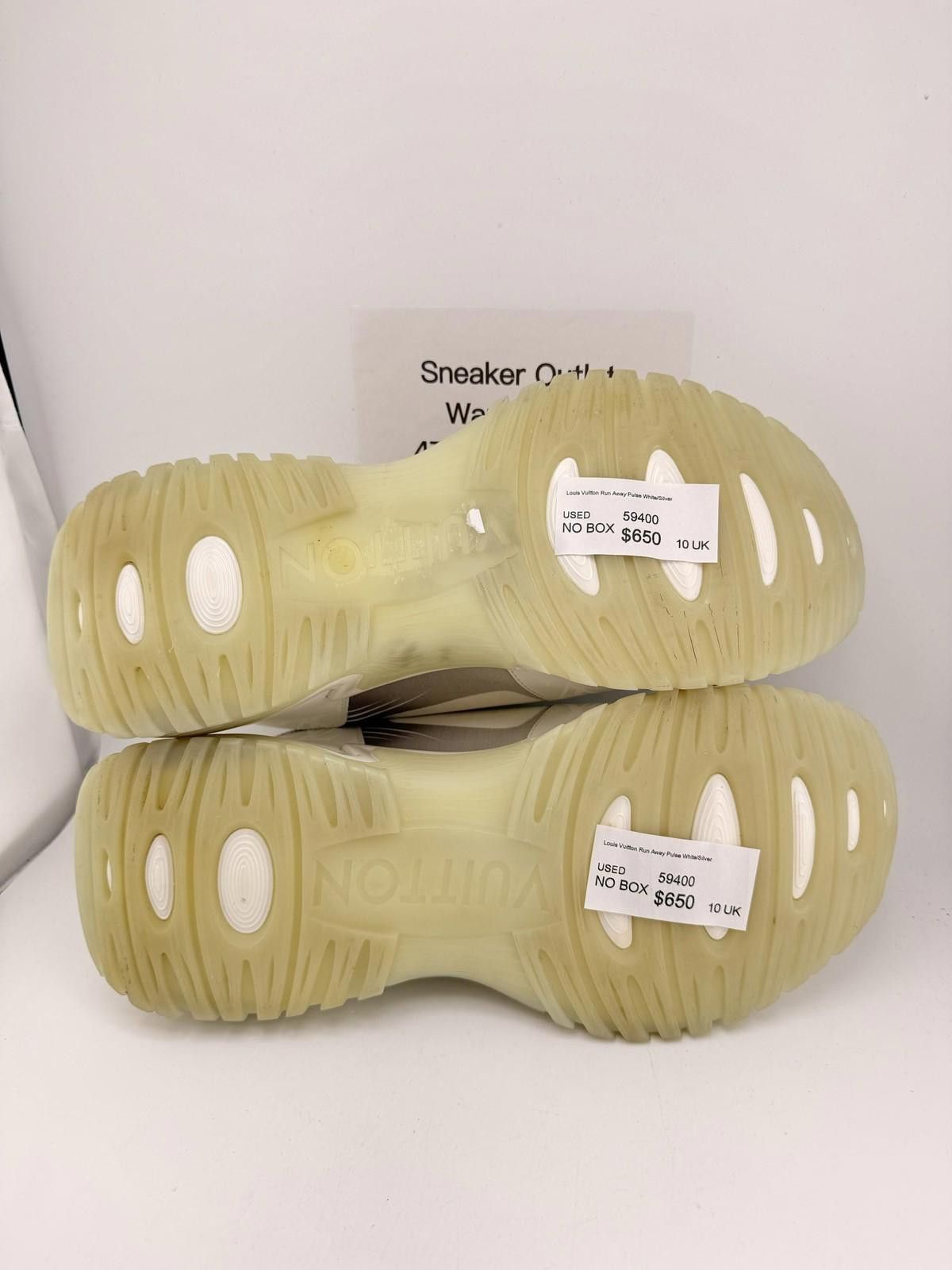 Louis Vuitton Louis Vuitton Run Away Pulse White/Silver 10 UK Used Size US 11 / EU 44 - 5 Thumbnail