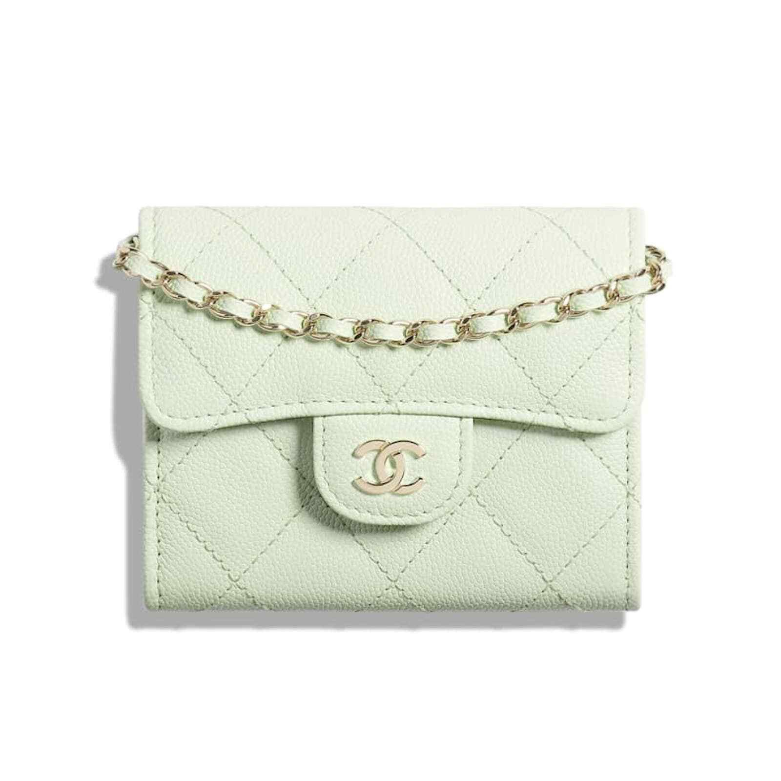 Chanel Chanel Mini Wallet On Chain Gold Card Shoulder Crossbody Bag Size ONE SIZE - 1 Thumbnail