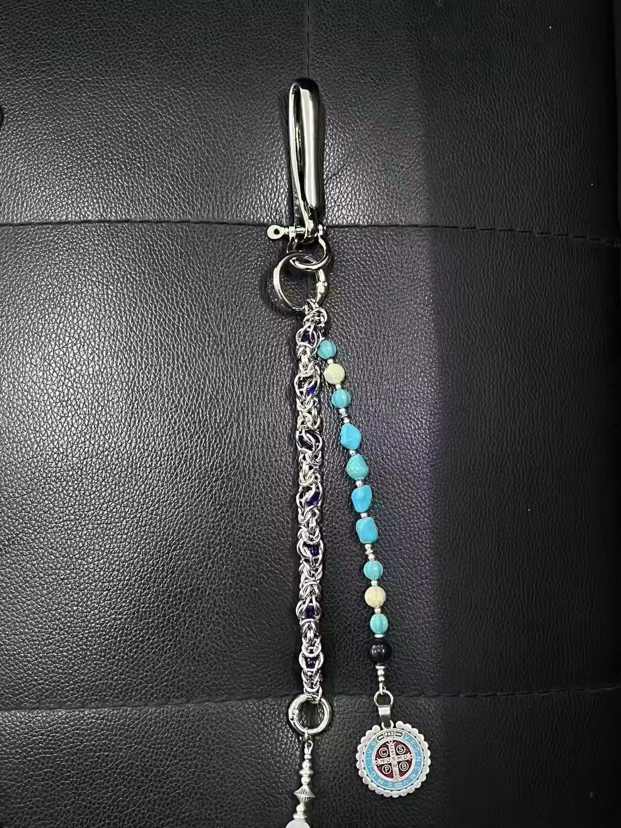Jewelry Peacock Turquoise American Punk Style Waist Pants Chain Size ONE SIZE - 3 Thumbnail