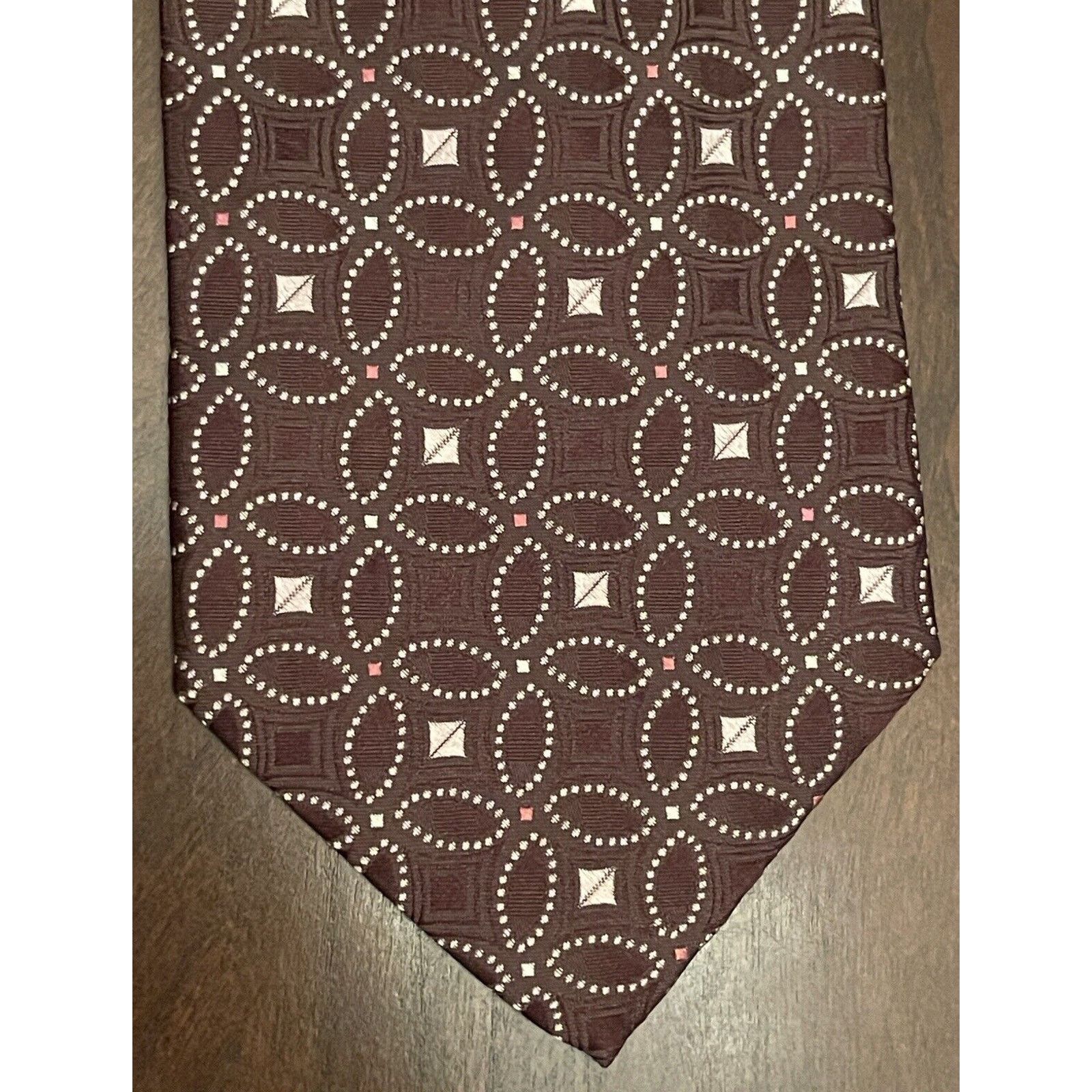 Burma Bibas Burma Bibas Brown Pink 100% Silk Made In China Size ONE SIZE - 1 Thumbnail