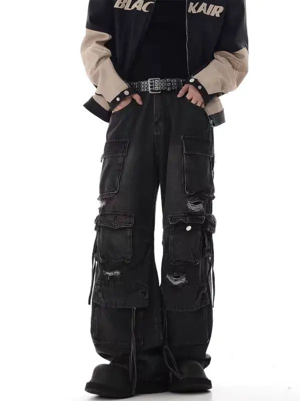 VIBE Black High Street Vintage Casual Jeans Size US 31 - 6 Thumbnail