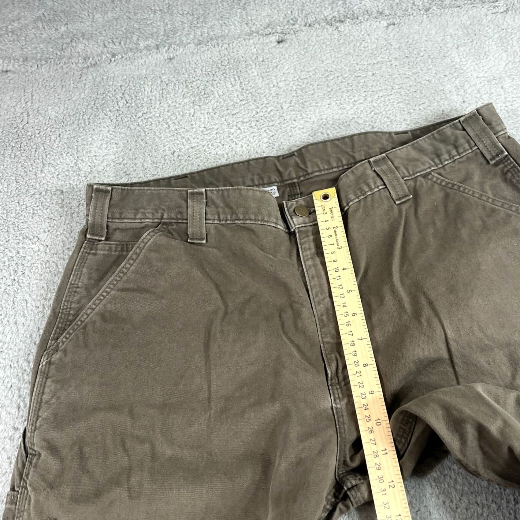 Carhartt Carhartt B324 DFE Relaxed Fit Washed Twill Utility Pants Brown 40x30 Men's Size US 40 / EU 56 - 5 Thumbnail