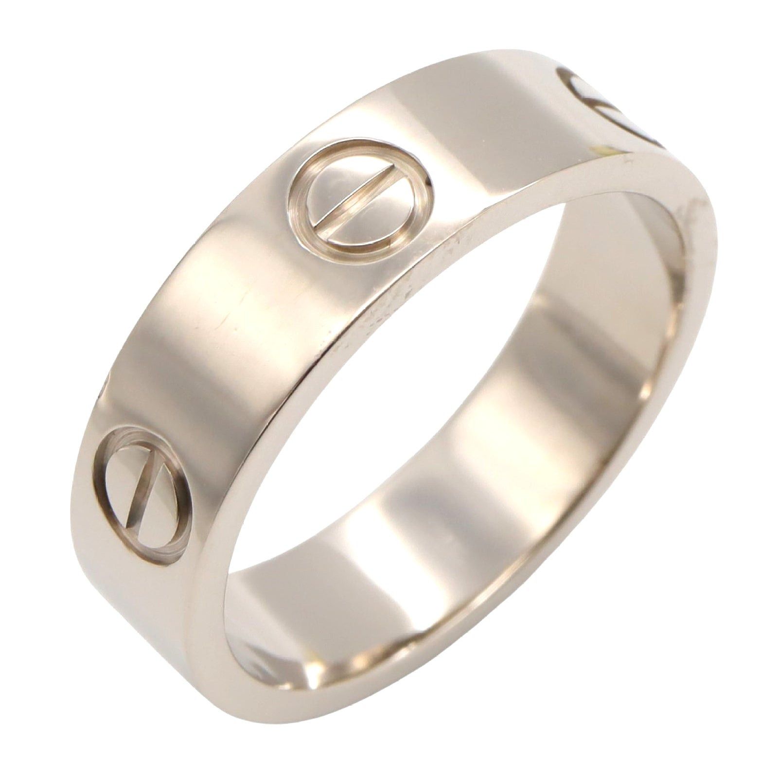 Cartier Cartier Love Ring K18Wg (White Gold) Silver Size ONE SIZE - 1 Thumbnail