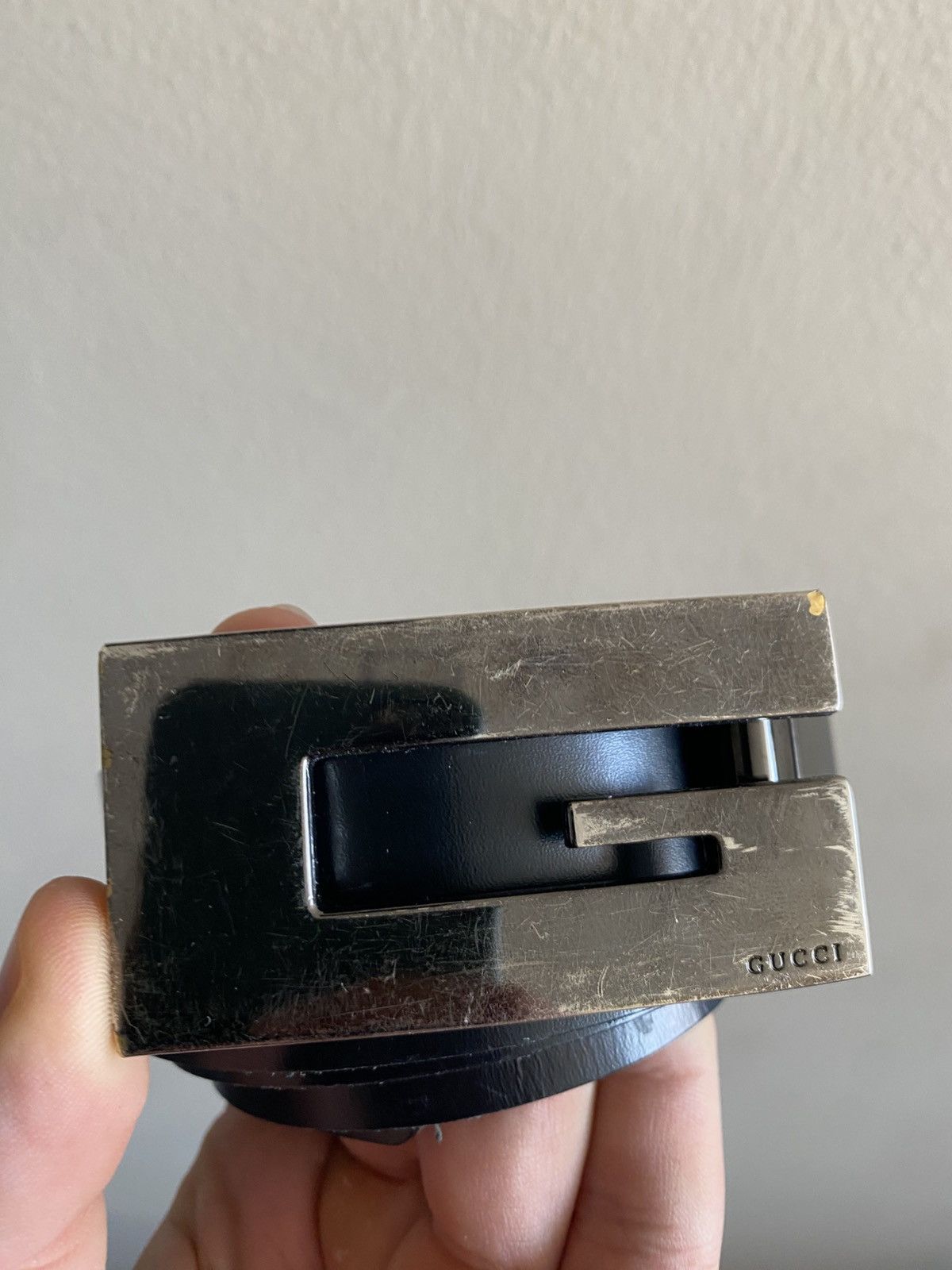 Gucci Vintage Gucci Leather Belt Size ONE SIZE - 3 Thumbnail