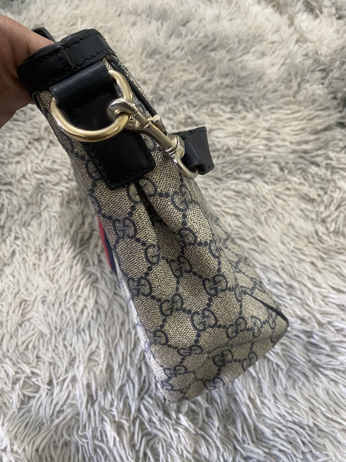 Gucci Gucci GG Supreme Navy Blue Size ONE SIZE - 8 Thumbnail