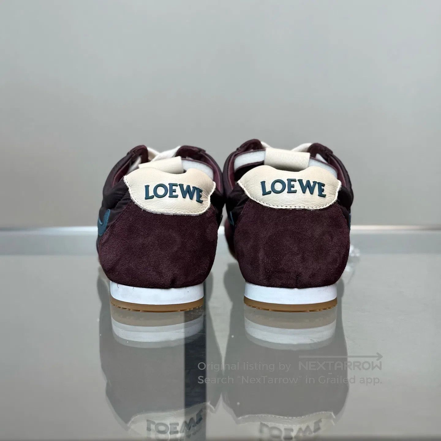 Loewe Loewe Nylon and Cow Leather Ballet Runner 2.0 Women's Spor Size US 6.5 / IT 36.5 - 3 Thumbnail