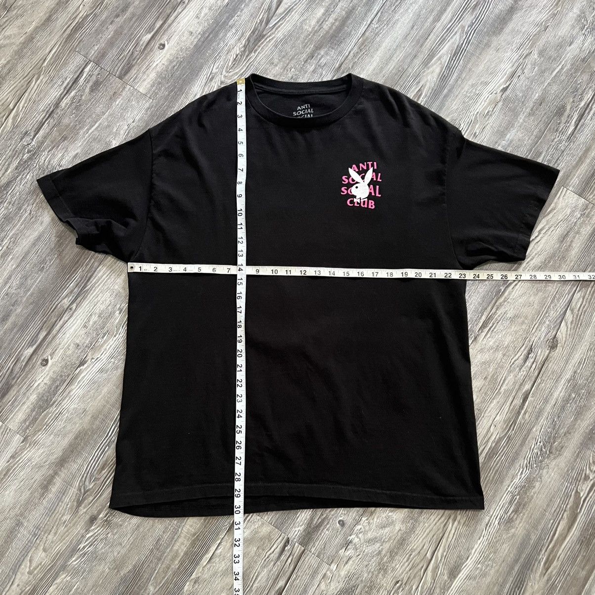 Anti Social Social Club × Playboy Anti Social Social Club Playboy Bunny Graphic Black Shirt XL Size US XL / EU 56 / 4 - 4 Thumbnail