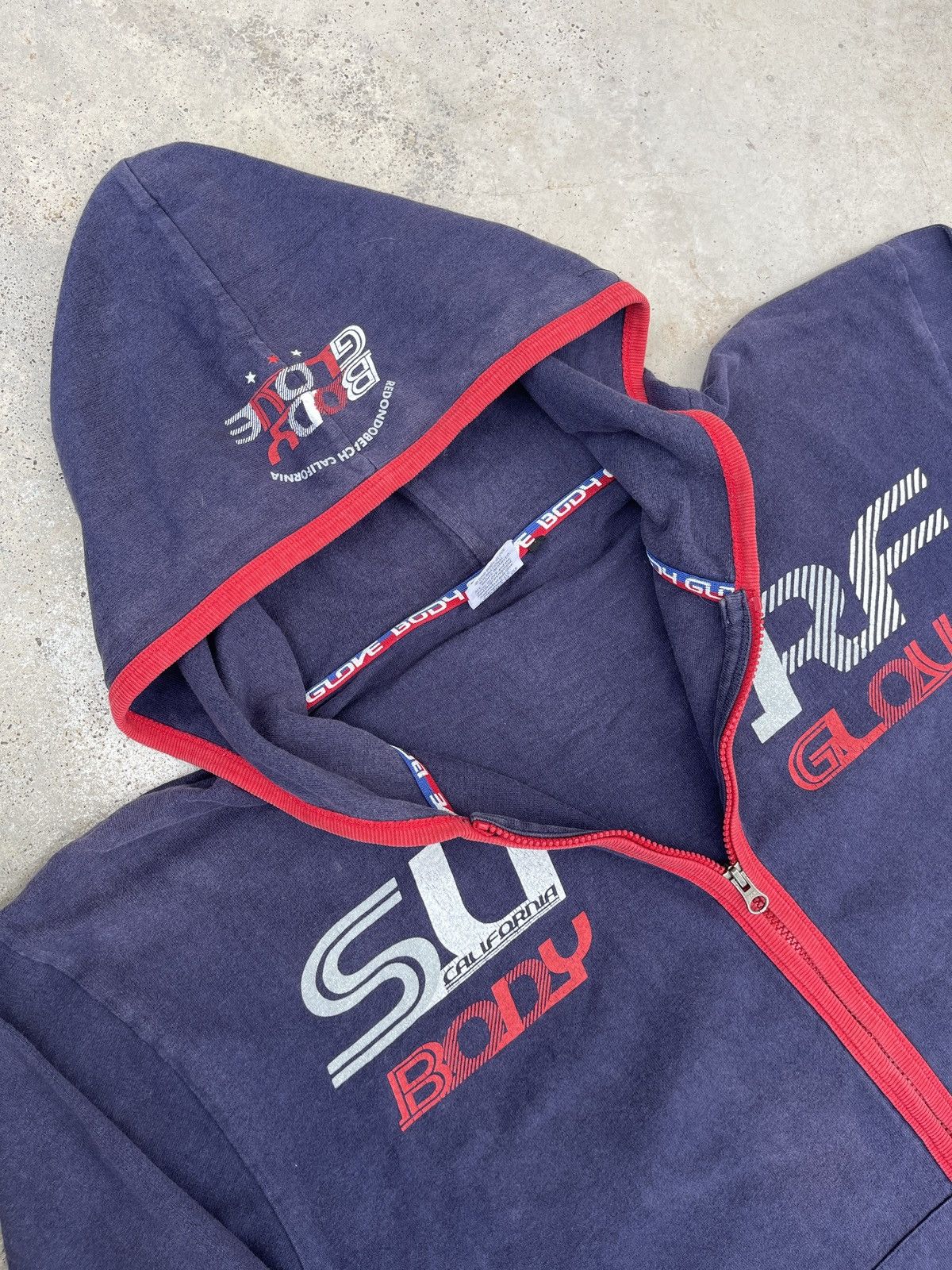 Body Glove × Vintage Vintage Body Glove Zip Up Hoodie Size US XL / EU 56 / 4 - 6 Thumbnail