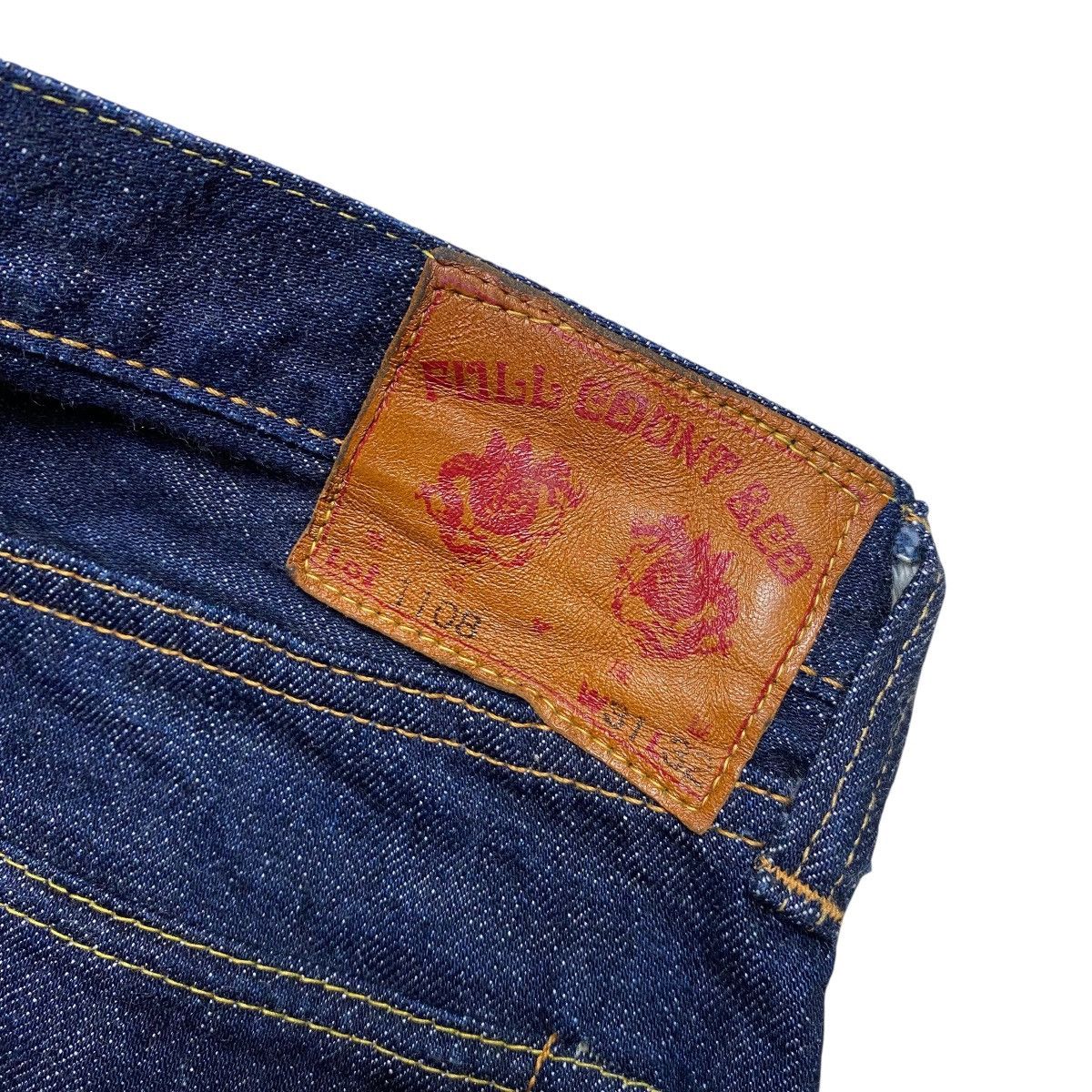 Full Count & Co. Fullcount Lot 1108 Slim Straight Selvedge Denim Pants Size US 31 - 10 Thumbnail