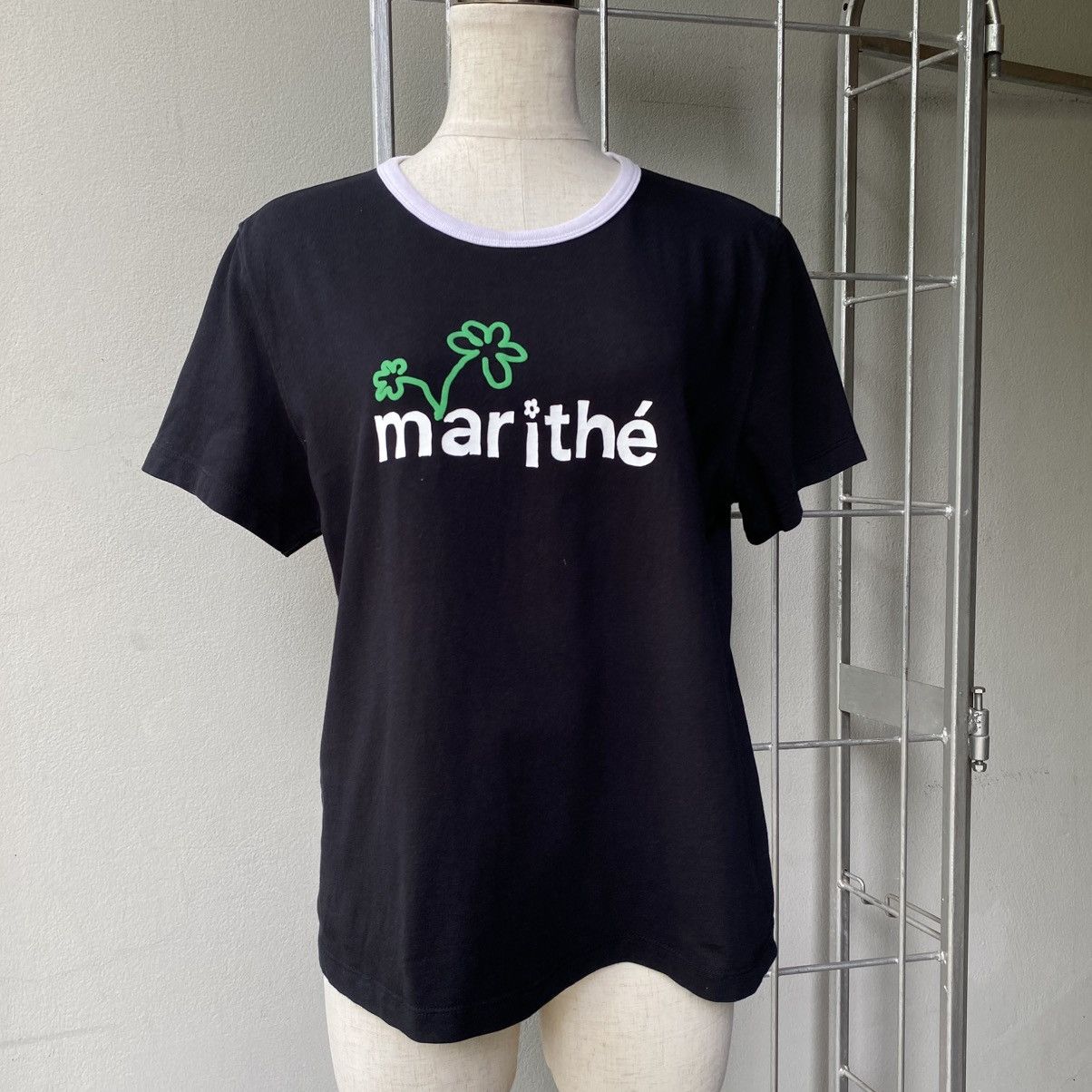 Marithe + Francois Girbaud MARITHE FRANCOIS GIRBAUD Black Tee Size M / US 6-8 / IT 42-44 - 1 Thumbnail