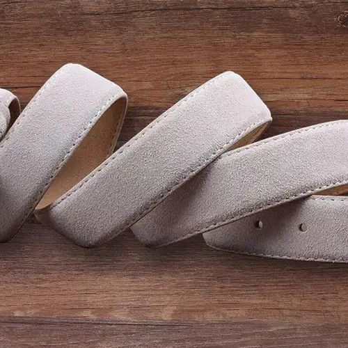 VIBE Classic Genuine Leather Belt Cow Leather Size ONE SIZE - 4 Thumbnail