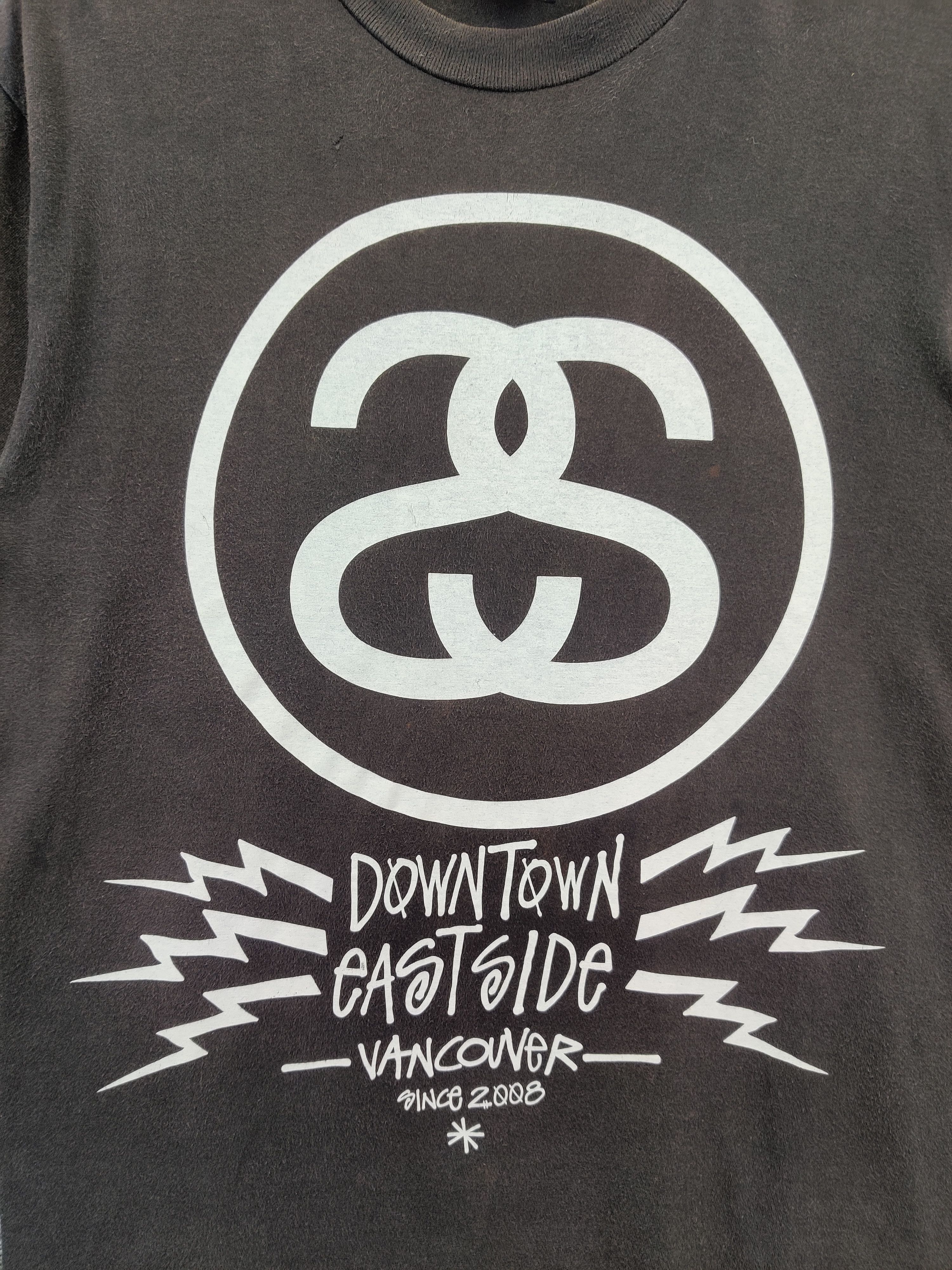 Stussy Vintage Stussy Downtown Eastside Big Logo Tee Tshirt Size US M / EU 48-50 / 2 - 7 Thumbnail