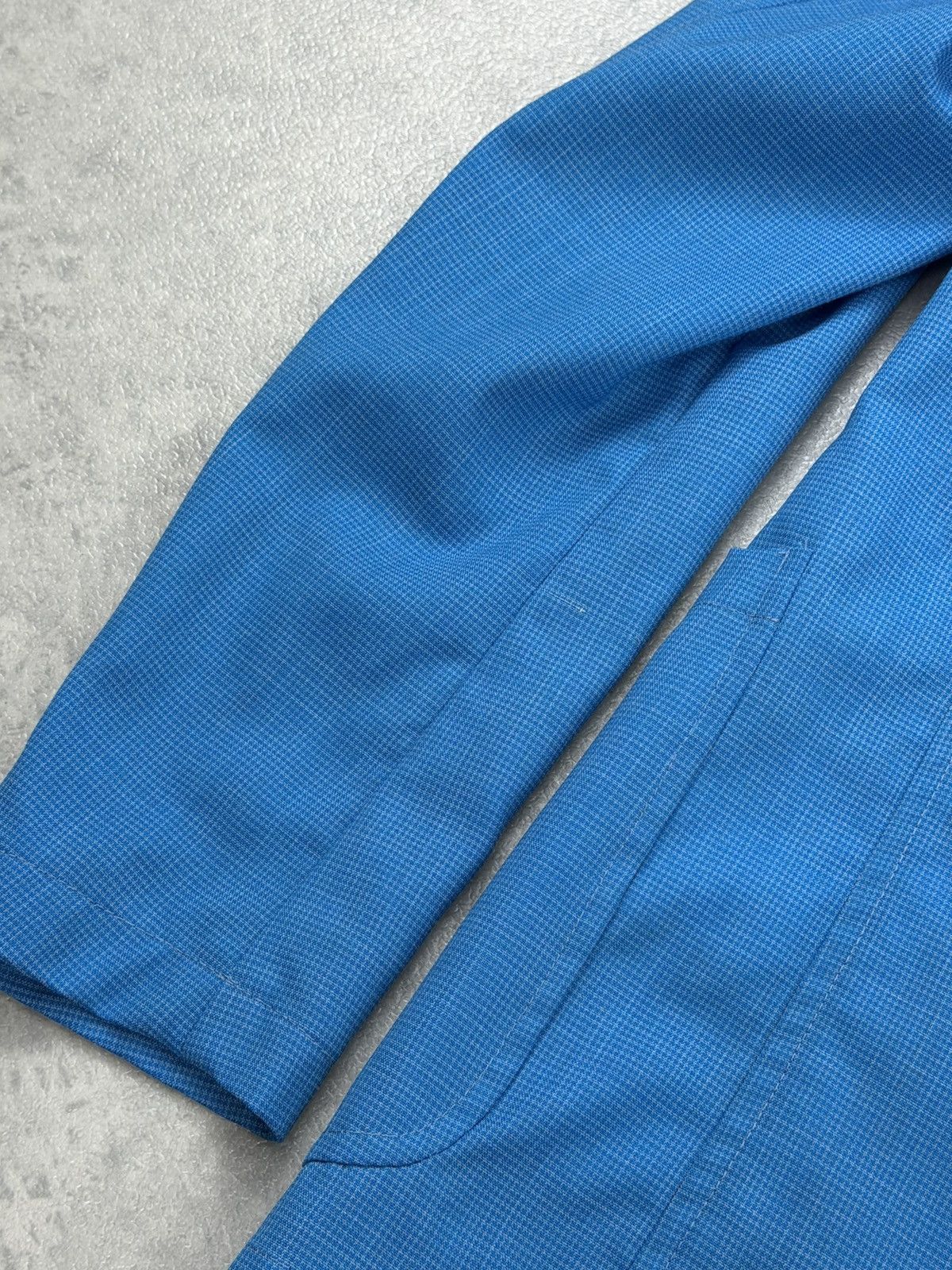 Other Angelo Nardelli Blue Wool Blend Sport Coat Blazer Size 50 Size 40R - 16 Thumbnail