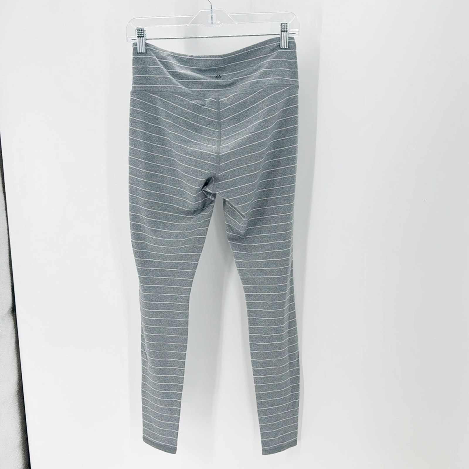 Athleta Athleta HIGH RISE HEATHER STRIPE CHATURANGA TIGHT athletic Size 30" / US 8 / IT 44 - 3 Thumbnail