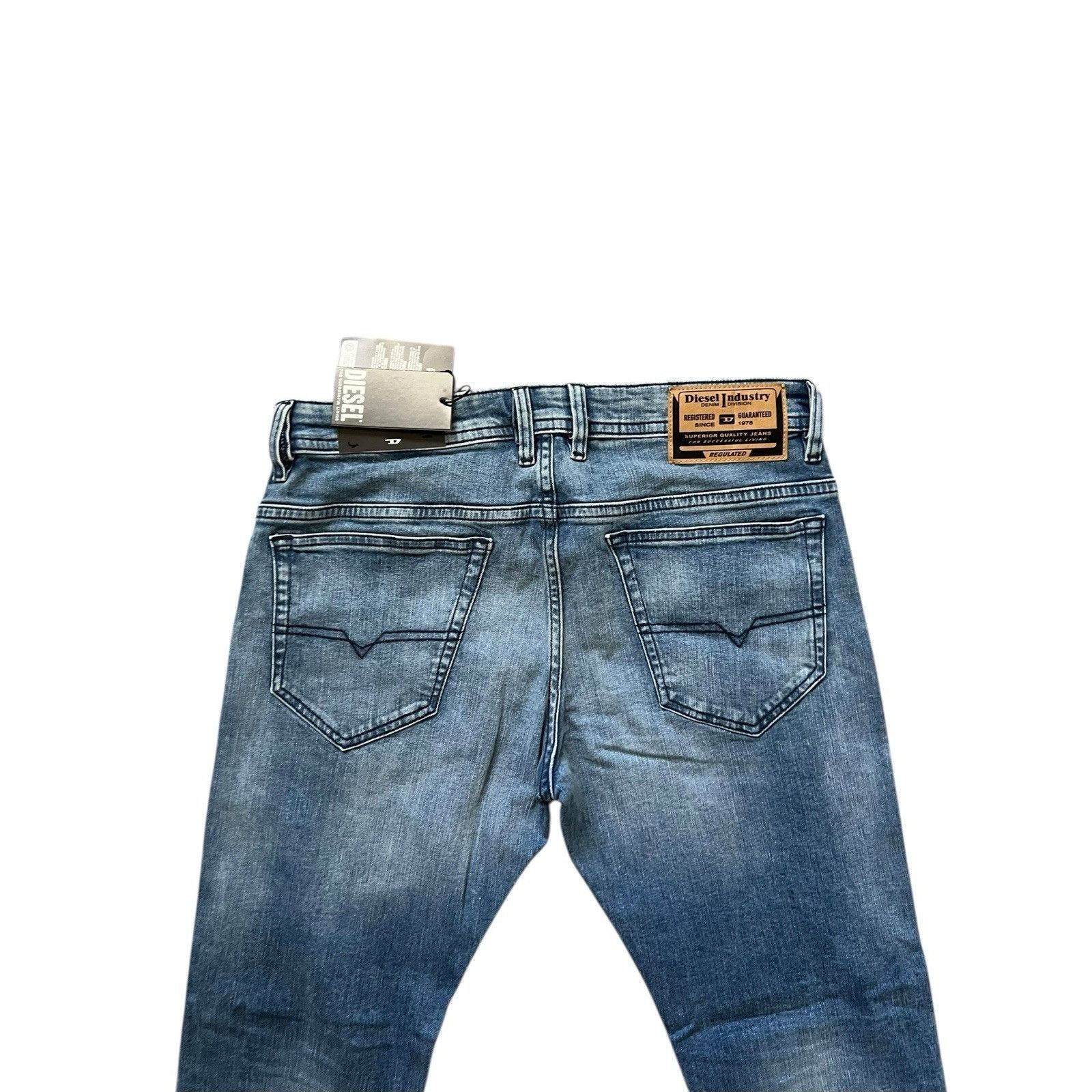 Diesel Diesel Mens Thommer Slim Fit Jeans RB066 Blue Size 36/32 Size US 36 / EU 52 - 5 Thumbnail