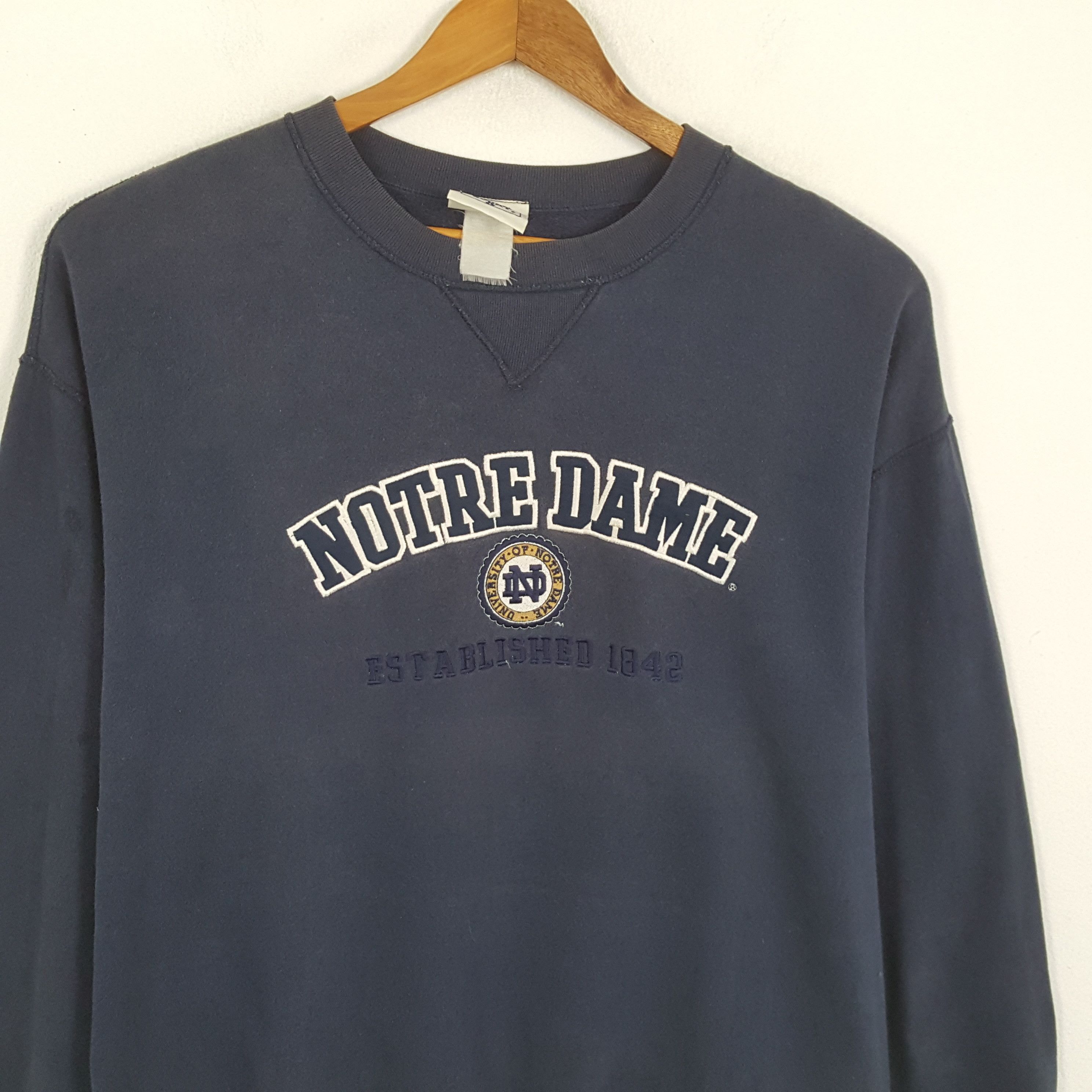 Lee × Vintage Vintage UNIVERSITY OF NOTRE DAME Promotion Sweatshirts Size US XXL / EU 58 / 5 - 2 Thumbnail