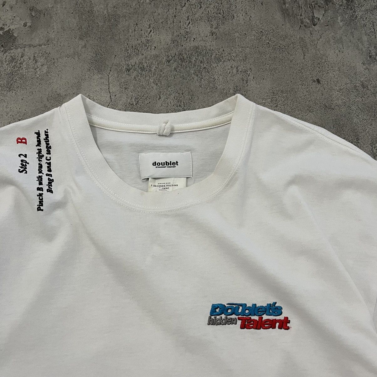 Doublet Doublet White 2 Seconds Holding Tee Size US L / EU 52-54 / 3 - 7 Thumbnail
