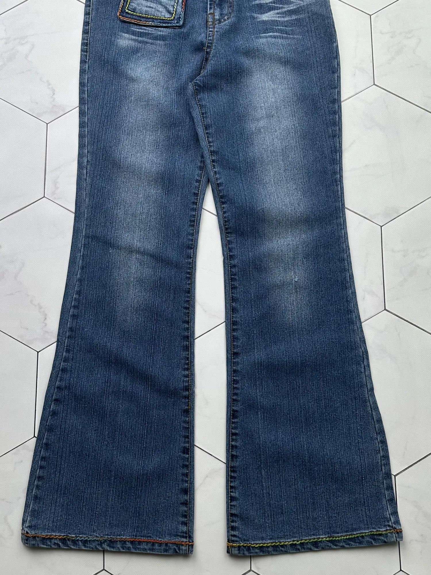 Japanese Brand Vintage Flare Jeans (B499)E2 Size 27" / US 4 / IT 40 - 3 Thumbnail