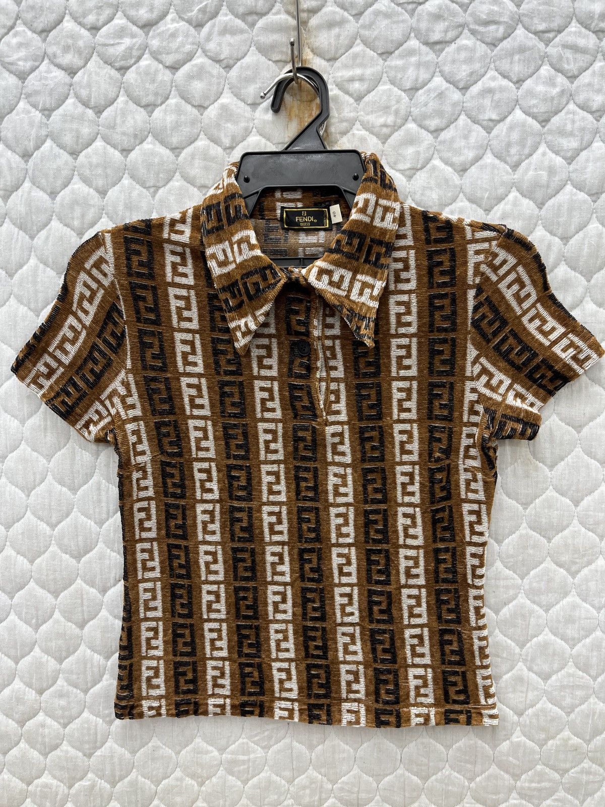 Fendi 🔥🔥🔥STEALS FENDI ZUCCA SHIRTS Size S / US 4 / IT 40 - 1 Thumbnail