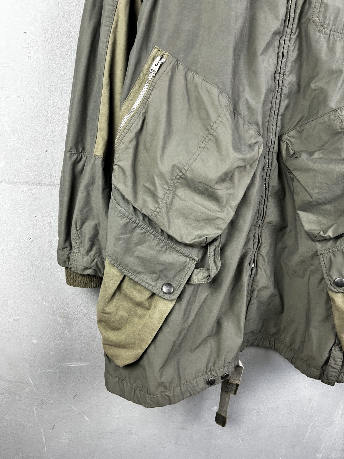 Diesel Diesel 2000s Cyber Millitary Bulletproof jacket archive Size US S / EU 44-46 / 1 - 6 Thumbnail