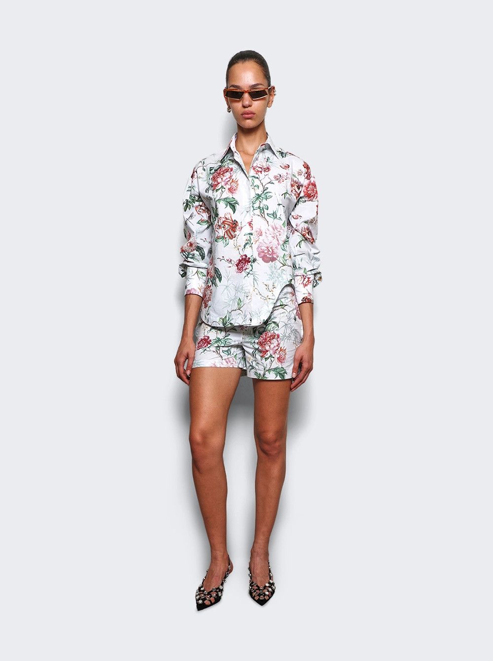 The Attico o1mle0426 Long Sleeve Shirt in Multicolor Size M / US 6-8 / IT 42-44 - 2 Thumbnail