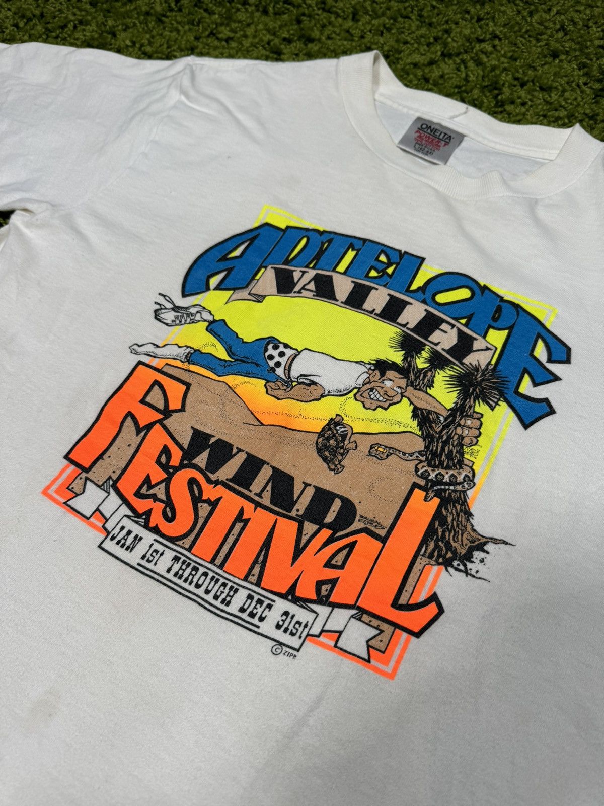 Vintage 1980s Antelope Valley Wind Festival Tee Size US L / EU 52-54 / 3 - 2 Thumbnail