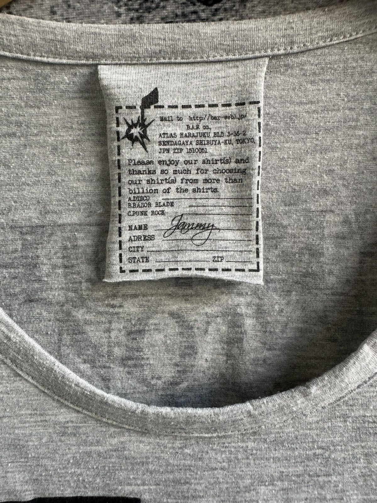 Hysteric Glamour CRAZY EMOTIONALISM JAMMY LONG SLEEVE IFSIXWASNINE STYLED Size S / US 4 / IT 40 - 7 Thumbnail