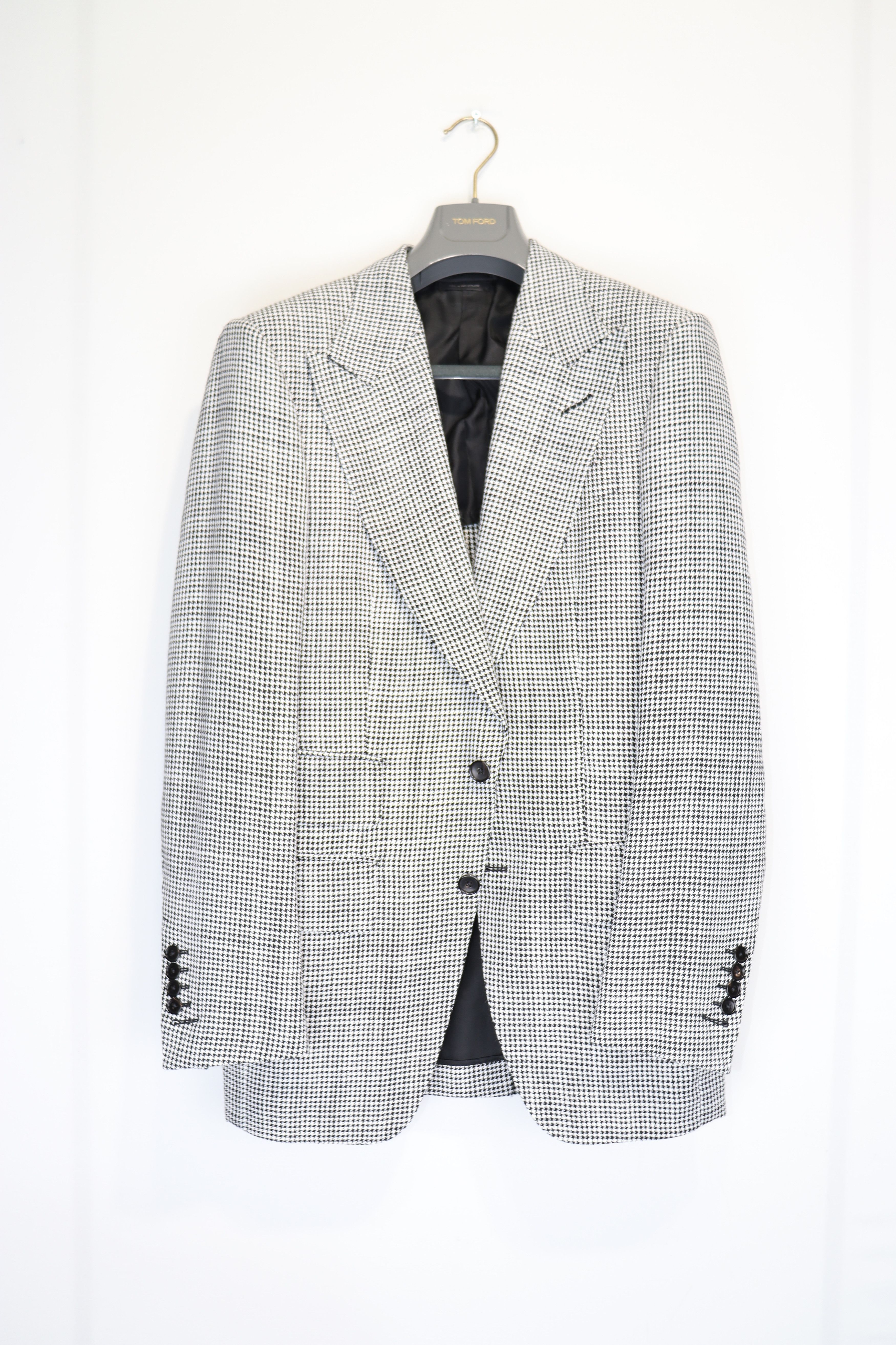 Tom Ford o1rshd1 Atticus Blazer in Black/White Size US S / EU 44-46 / 1 - 1 Thumbnail