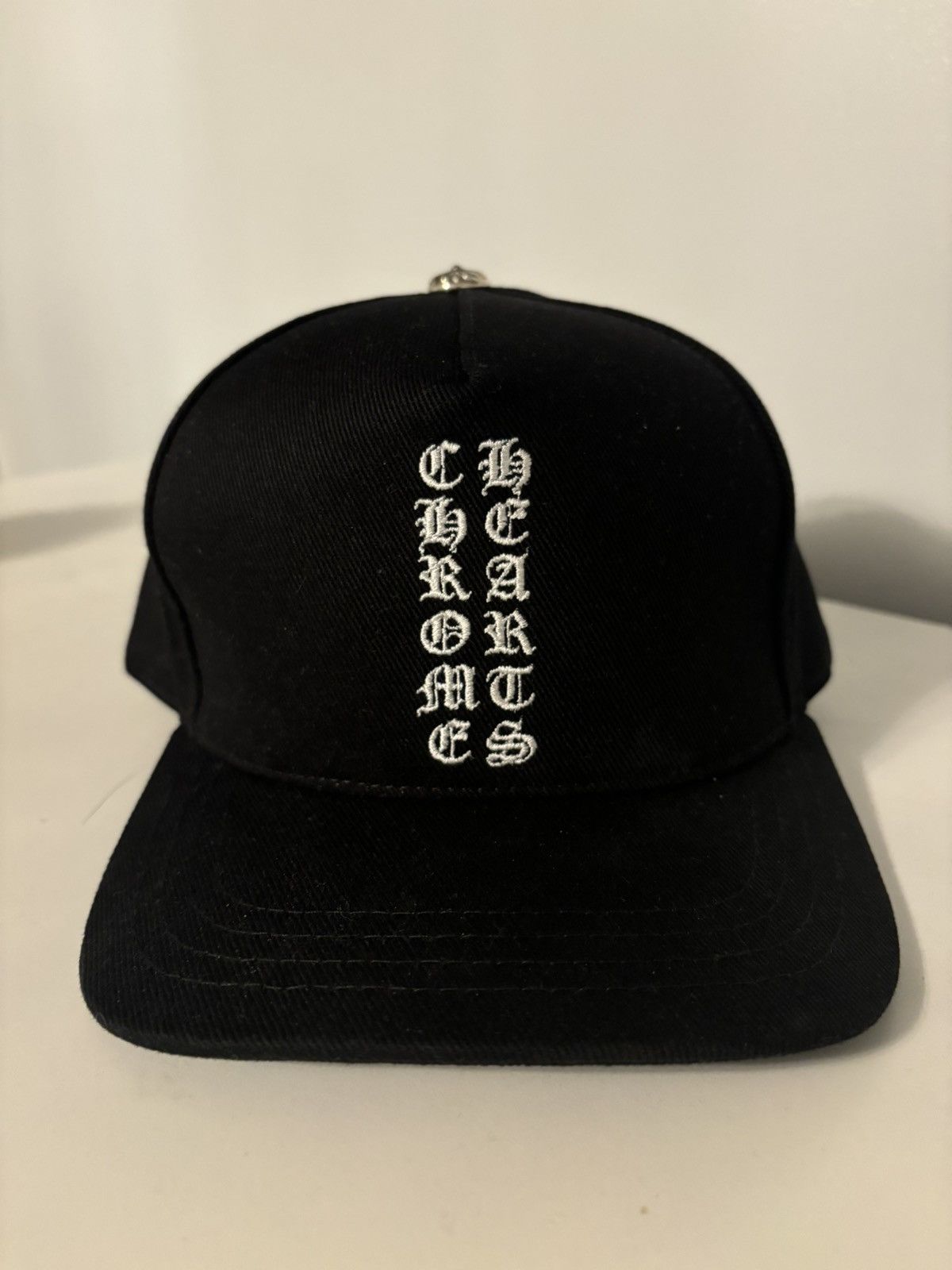 Chrome Hearts BRAND NEW CHROME HEARTS VERTICAL LOGO HAT | Grailed