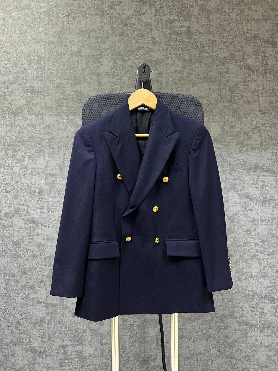 Polo Ralph Lauren × Vintage Vintage Polo Ralph Lauren Blue Womens Blazer Size M / US 6-8 / IT 42-44 - 1 Thumbnail