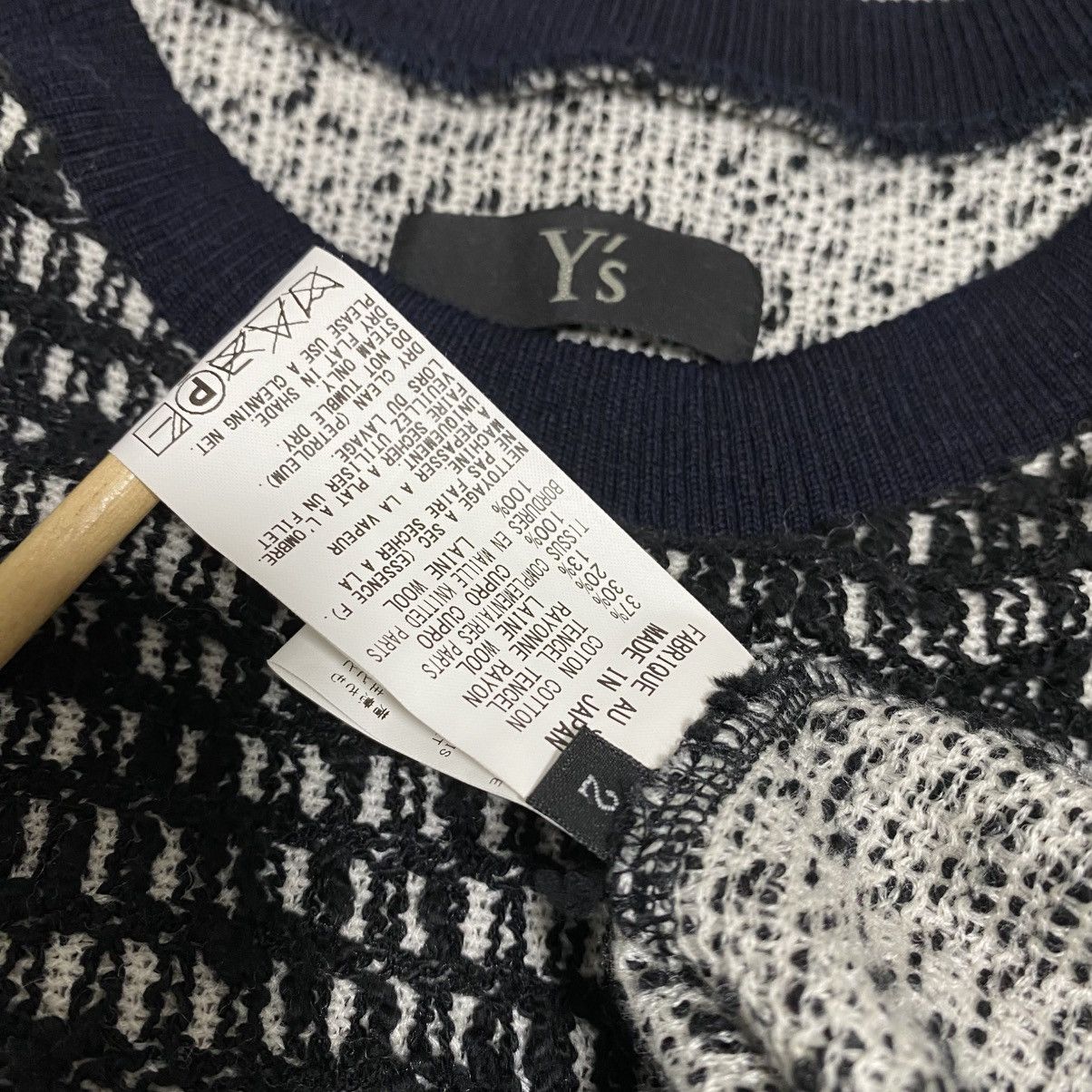 Yohji Yamamoto YOHJI YAMAMOTO Y’s KNITTED HYBRID TOPS Size XXS / US 00 / IT 34 - 4 Thumbnail