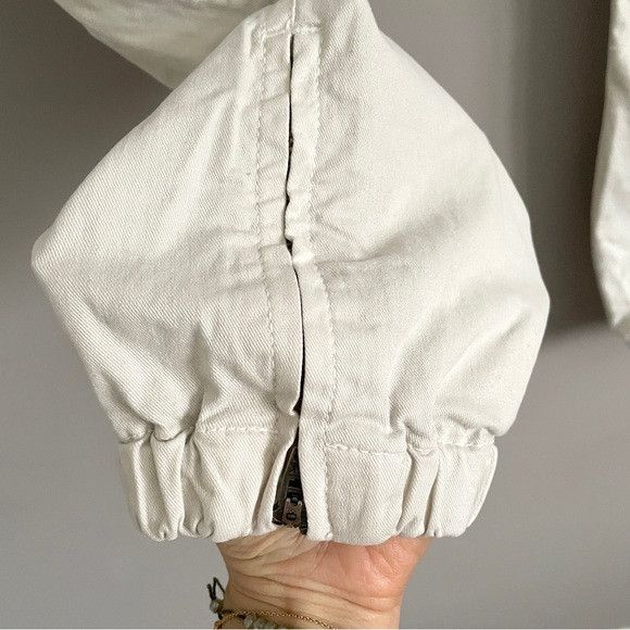 Nili Lotan Nili Lotan Cropped Military Pants in Eggshell - 6 🇺🇸 Size 28" / US 6 / IT 42 - 5 Thumbnail