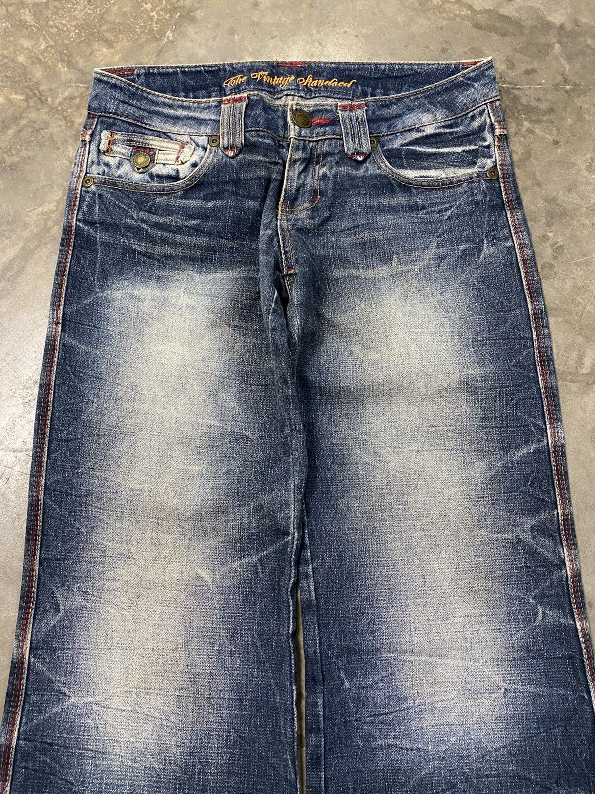 Japanese Brand × Vintage Flare Jeans The Vintage Standard Japan Wide Leg Flared @213 Size US 29 - 7 Thumbnail
