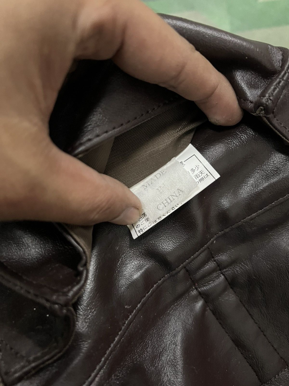 Japanese Brand × Leather × Vintage Vintage Leather Bag Size ONE SIZE - 6 Thumbnail