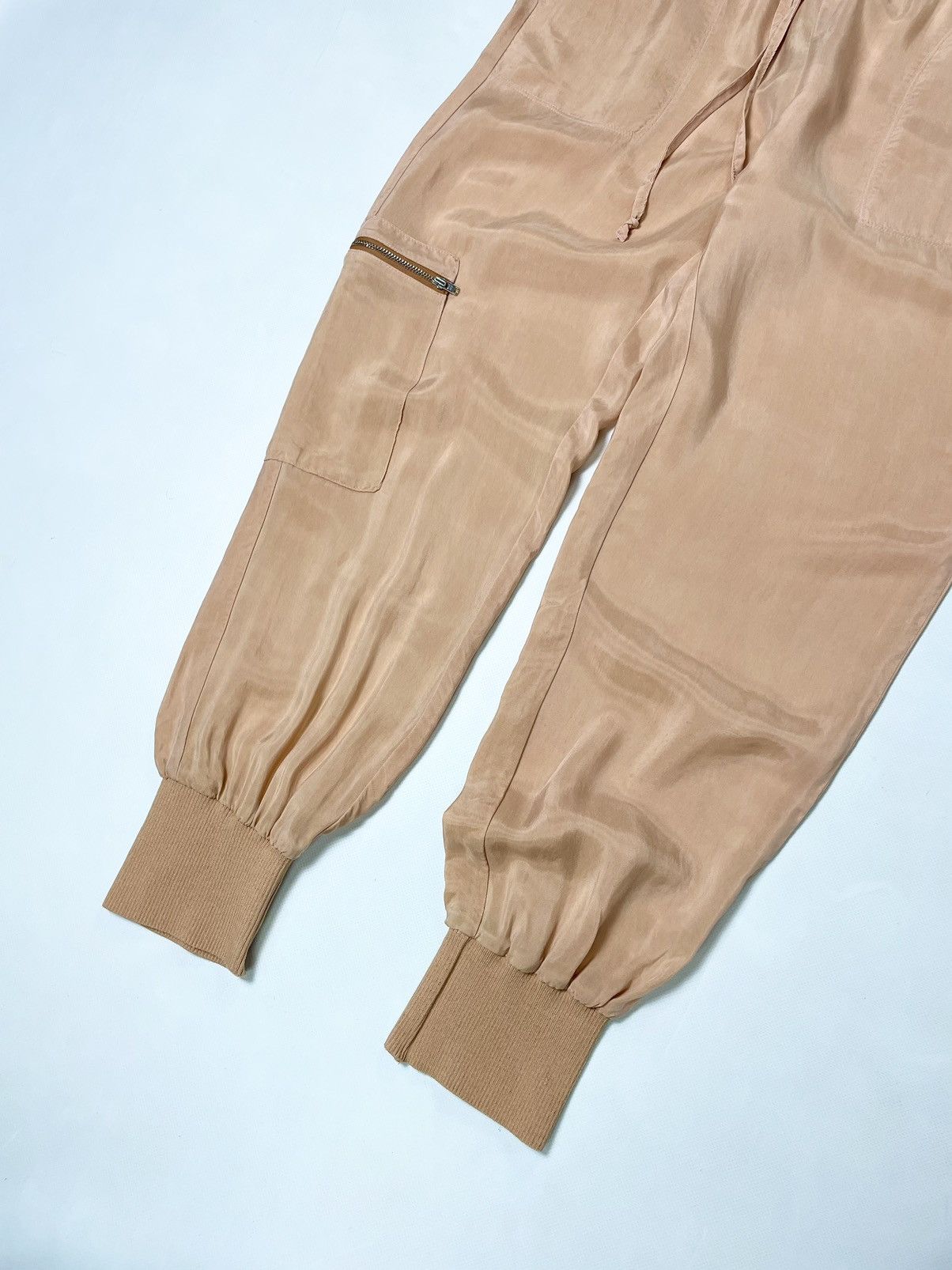 Emporio Armani Emporio Armani 🍑 peach color nylon jogger cargo pants Size 30" / US 8 / IT 44 - 3 Thumbnail