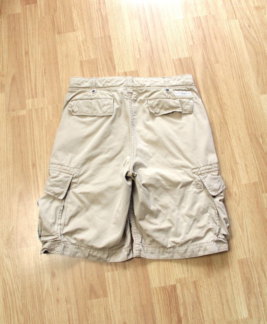 Polo Ralph Lauren 🔥 Polo Ralph Lauren Cargo Shorts Vintage Pockets Y2K Chief Size US 32 / EU 48 - 3 Thumbnail