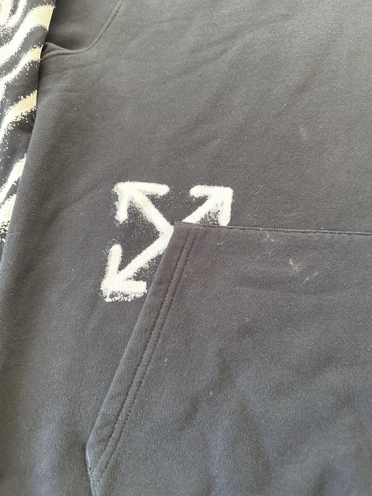 Other Off White SS22 Black Logo Arrows Hoodie Size Medium Used Size US M / EU 48-50 / 2 - 2 Thumbnail